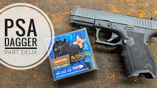 Palmetto State Armory Dagger Part 2 Norma 108gr 9mm MHP [upl. by Oneg693]