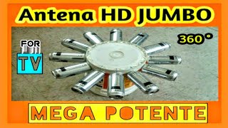 ANTENA para TV JUMBO MEGA POTENTE [upl. by Gert]