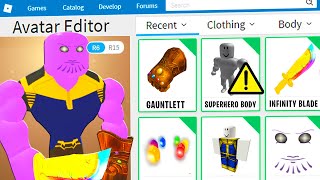 THANOS DISGUISE TROLLING  Pretending To Be FAKE THANOS In Roblox Bakon THANOS EVENT [upl. by Uile883]