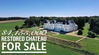 Restored CHATEAU for sale near Angers France [upl. by Stalker107]