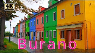 Venice  Burano Island 🇮🇹 Italy [upl. by Swagerty]