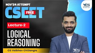 FREE CSEET Logical Reasoning LR Online Classes Lec 15  FREE CSEET LIVE Batch November 24 [upl. by Gudren]