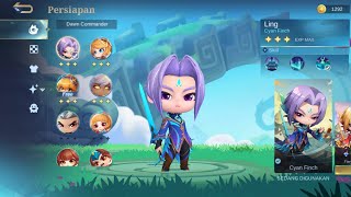 Live Magic Chess commander ling  Mobile legends [upl. by Htiaf757]