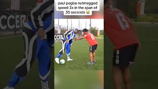 Pogba nutmegs speed 3x time🤣 ishowspeed paulpogba [upl. by Barnum]