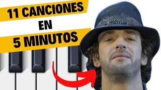 11 Canciones Fáciles de Gustavo Cerati  Piano Tutorial [upl. by Portie81]