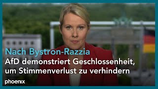 Nach Razzia Nicole Diekmann ZDFKorrespondentin zur AfD Bystron und Krah  160524 [upl. by Uri310]