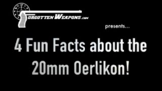 Four Fun Facts about the Oerlikon 20mm Antiaircraft Cannon [upl. by Eintroc]