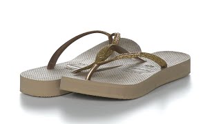 Havaianas Slim Flatform Shine SKU 9478050 [upl. by Arbmahs905]