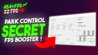 How To Use PARK CONTROL To Boost FPS amp Lower Input Delay FOR GAMING✅ [upl. by Enerehs942]