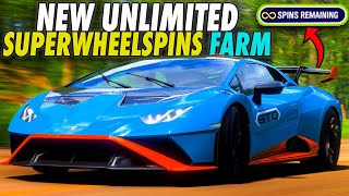 NEW BIGGEST FORZA HORIZON 5 UNLIMITED SUPER WHEELSPINS FARM FASTEST NEW METHOD 2024 UPDATED [upl. by Adnoyek]