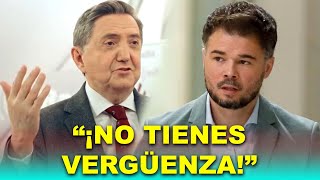 Federico Jiménez Losantos ESTALLA contra Rufián “No tienes vergüenza” [upl. by Pablo]