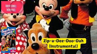 Disneys Sing Along Songs  ZipADeeDooDah Instrumental [upl. by Retsam]