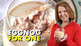 How to Make Eggnog For One  Rich and Creamy [upl. by Huttan]