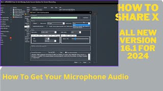 ShareX 161 UPDATED How To Get Missing Audio Source Options For Screen Recording [upl. by Ardnatal]