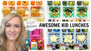 Awesome Lunch Ideas for YOUR kids  Bunches Of Lunches  What They Ate [upl. by Enaej]