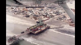 Drone flight today where The Brigantine Castle stood in Brigantine NJ from 19761987 [upl. by Mishaan]