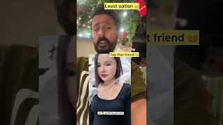 Least option 😁 wife marriage husband couple couplegoals funny comedy love duet wifi [upl. by Ueik]