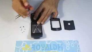 How to install Motorola V3 V3i Phone Front Back Housing [upl. by Bosson]