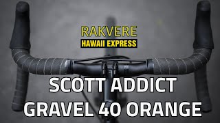 SCOTT ADDICT GRAVEL 40 ORANGE UNBOXINGASSEMBLING [upl. by Suoivatra832]