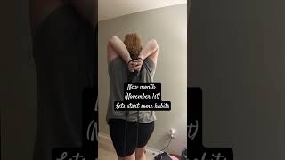 Resistance band workout 💪 plussizeweightlossjourney newhabit [upl. by Dranyam]