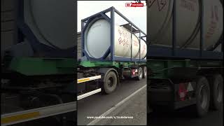 Iso Tank Truck Chemical and Petrochemical is a Specialized Vehicle Designed to transport Bulk Liquid [upl. by Maxentia]