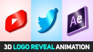 3D Logo Animation in After Effects  After Effects Tutorial  No Third Party Plugin Free Template [upl. by Donal]