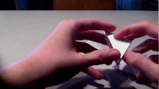 How to build a tetrahedron out of paper [upl. by Suolhcin478]