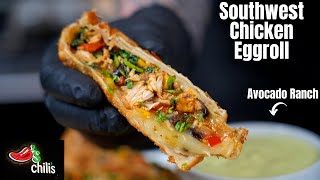 How To Make The Best Southwest Chicken Eggrolls [upl. by Woodford]