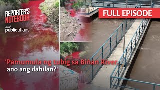 Pamumula ng tubig sa Biñan River ano ang dahilan Full Episode  Reporters Notebook [upl. by Norod907]