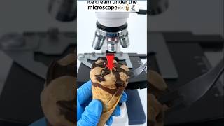 😱 Ice cream ని microscope లో పెడితే ఎలా కనిపిస్తుంది 👀 shorts ytshorts [upl. by Allan]