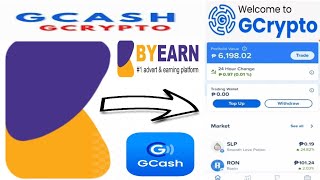 PAANO MAGWITHDRAW SA BYEARN TO GCASH  Withdrawal Proof ByEarn To GCASH GCrypto  EARN MONEY ONLINE [upl. by Illyes]