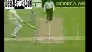 Muttiah Muralitharans amazing run out  Christchurch vs NZ [upl. by Etteraj516]