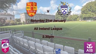 Trinity vs Terenure  AIL Round 11  21st January 2023 [upl. by Rehpotsirhc172]