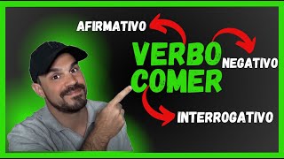 PRESENT TENSE in Spanish 👉 Regular ER VERBS ✅ Verb to EAT  COMER [upl. by Eaves970]