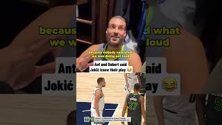 Ant and Gobert were shook 😭 via SneakerReporterX [upl. by Larrie584]