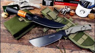 Spendenaktion für die Solinger Tafel  Fox FKMD Bushcraft Parang amp Cold Steel Bushman  Tag 1 [upl. by Nigem]