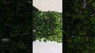 Chrome diopside from Africa weight 121 carat 5x3 size [upl. by Stormie705]