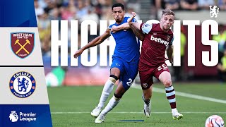 West Ham 31 Chelsea  Highlights  Premier League 202324 [upl. by Eerased]