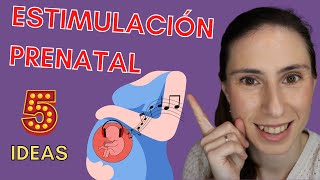 Cómo ESTIMULAR a mi BEBÉ en el VIENTRE🤰🏻🎼🎵 5 IDEAS de ESTIMULACIÓN PRENATAL❤️👶🏻 [upl. by Rafaelof]