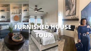 2022 FURNISHED HOUSE TOUR  Design INSPO  New Construction Model Home [upl. by Amoreta]