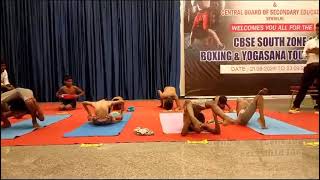 CBSE Yoga competition Tamils Yoga performance  yogaforhealth yogacompetition yoga yogalife [upl. by Ahsienod486]