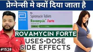 Spiramycin Tablet Uses Side Effects And Dose  Rovamycin Tablet Review [upl. by Ahsimin]