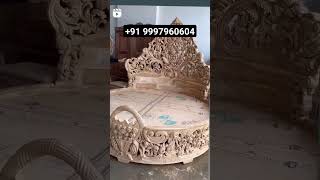 Teakwood and sheesham wood manufacturing factory all types carving furniture available reel short [upl. by Eneroc]