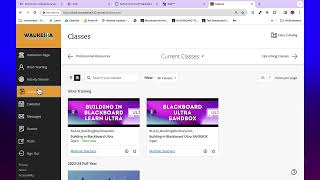 Self Enrollment in Blackboard Ultra Classes [upl. by Ecnerwaled]