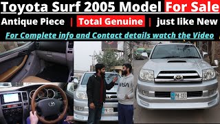 Antique Toyota Surf 2005 Model For Sale  Toyota Surf Review 2020  Total Genuine [upl. by Florie]