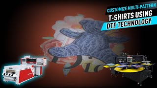 Quickly Customize Multipattern Tshirts Using DTF Technology [upl. by Xam]