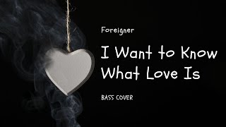 I Want To Know What Love Is Foreigner Bass Cover [upl. by Ileray]