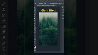 quick Glass effect in photoshop  photoshop tutorial [upl. by Onit]