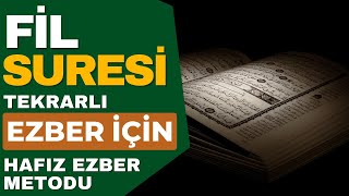 Fil Suresi Ezber İçin Her Ayet 10 Tekrarlı  Hafız Ezber Metodu [upl. by Ajax]