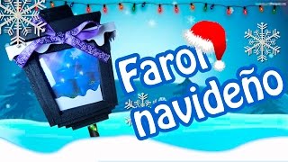 COMO HACER UN FAROL NAVIDEÑO PARA BOLO [upl. by Ahselrak67]